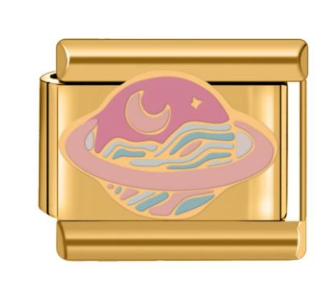 Planeta rosa claro