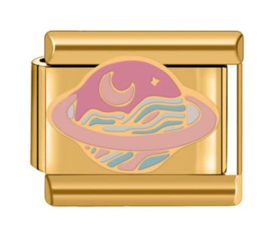 Planeta rosa claro