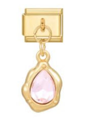 Piedra rosa colgante
