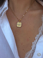 COLLAR CELESTE