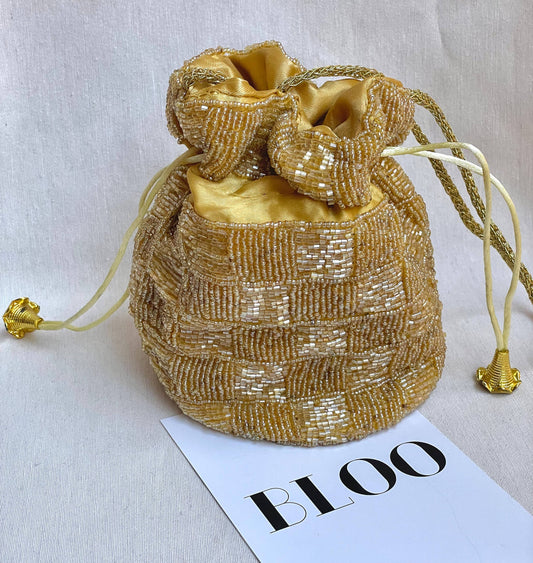BOLSO JOYA DORADO