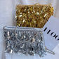 BOLSO CONFETI PLATEADO