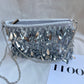 BOLSO CONFETI PLATEADO